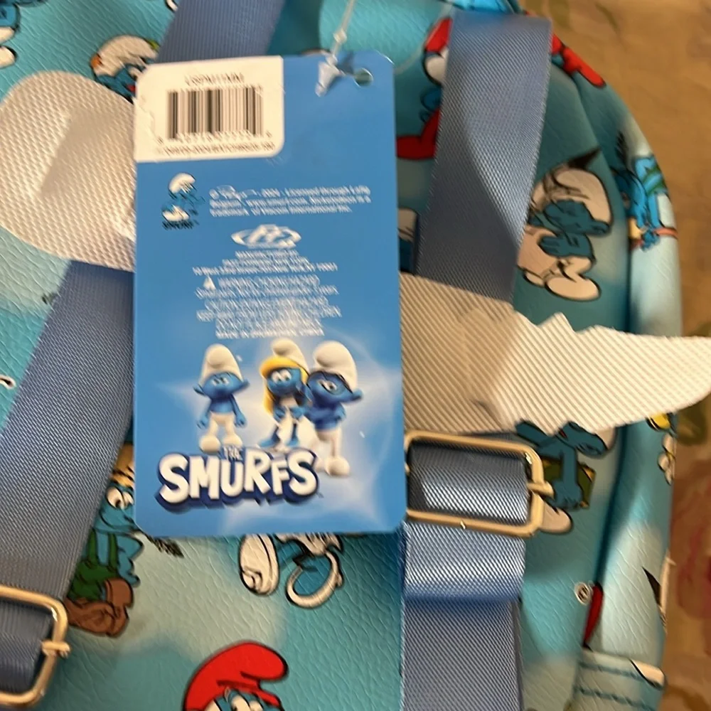 Smurfs Blue Backpack